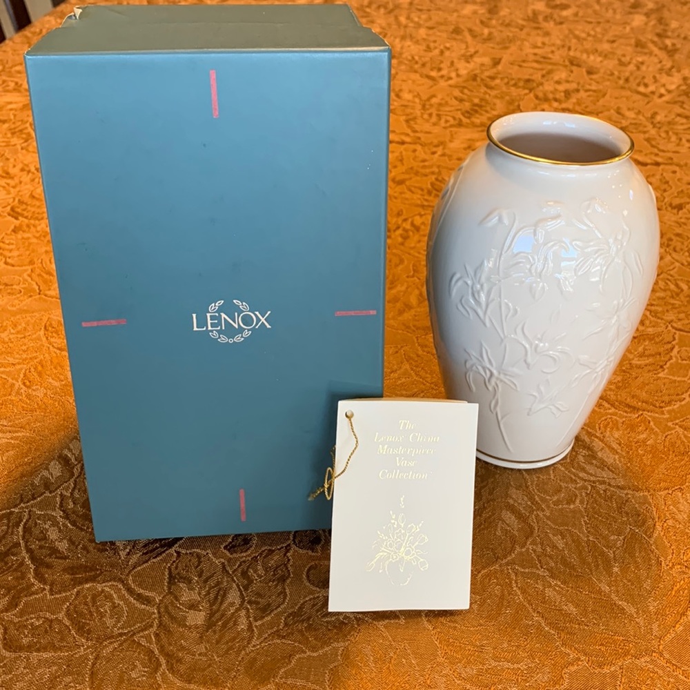 Vintage Lenox China Masterpiece Vase - 1990s